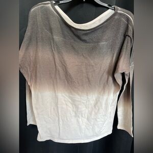 Go Couture Gray Long Sleeve Top